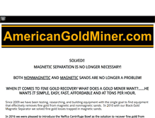 Tablet Screenshot of americangoldminer.com